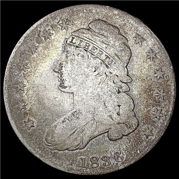 1836 Capped Bust Half Dollar NICELY CIRCULATED