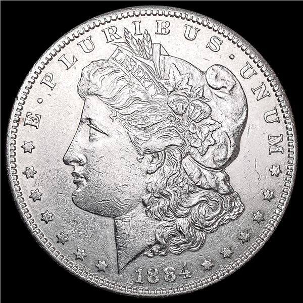 1884-S Morgan Silver Dollar CLOSELY UNCIRCULATED