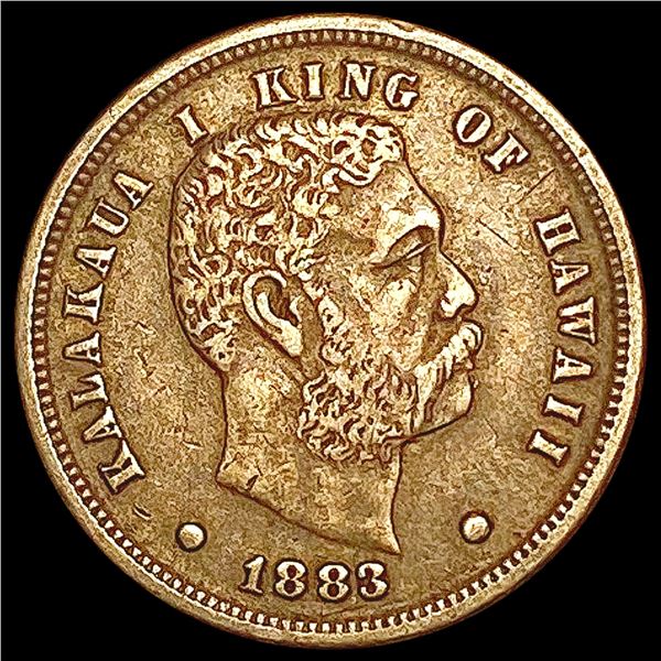 1883 Kingdom of Hawaii Dime LIGHTLY CIRCULATED