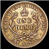 Image 2 : 1883 Kingdom of Hawaii Dime LIGHTLY CIRCULATED