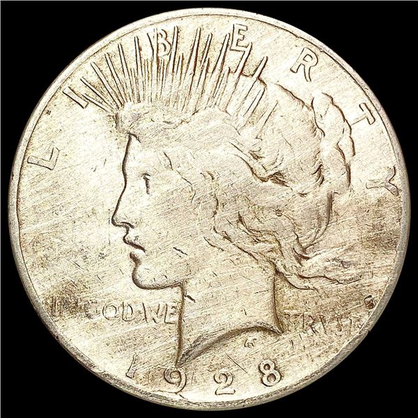 1928 Silver Peace Dollar NICELY CIRCULATED
