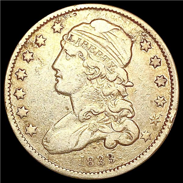 1833 Capped Bust Quarter NICELY CIRCULATED