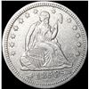Image 1 : 1853 Arws & Rays Seated Liberty Quarter CLOSELY UNCIRCULATED