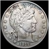 1911 Barber Half Dollar CLOSELY UNCIRCULATED