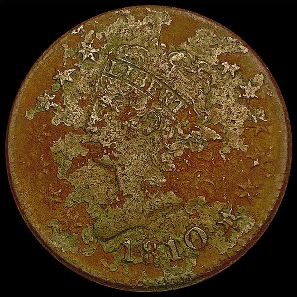 1810 Classic Head Large Cent NICELY CIRCULATED