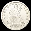 Image 1 : 1853 Arws & Rays Seated Liberty Quarter CLOSELY UNCIRCULATED