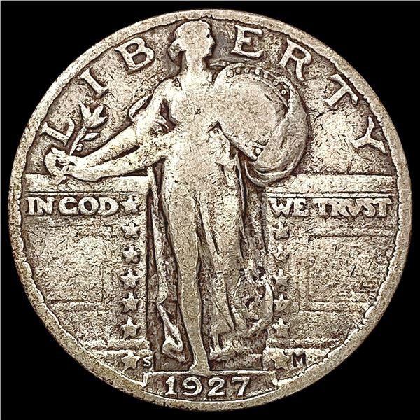1927-S Standing Liberty Quarter LIGHTLY CIRCULATED