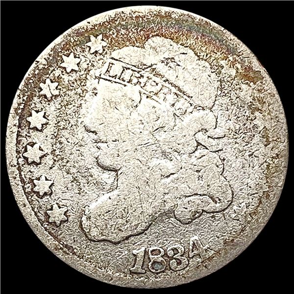 1834 Capped Bust Half Dime NICELY CIRCULATED