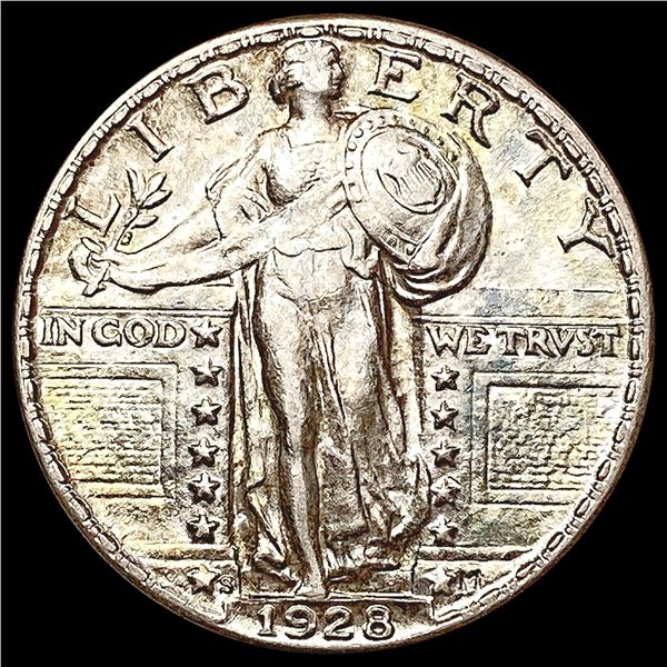 1928-S Standing Liberty Quarter CHOICE AU