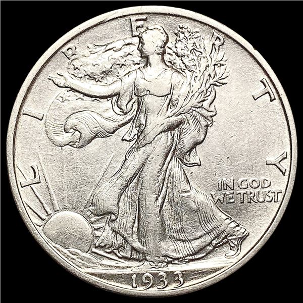 1933-S Walking Liberty Half Dollar CLOSELY UNCIRCULATED