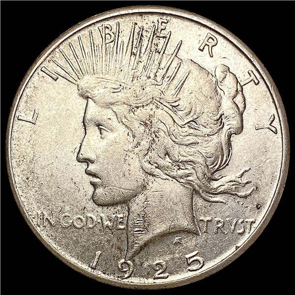 1925-S Silver Peace Dollar CLOSELY UNCIRCULATED