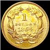 Image 2 : 1854 Rare Gold Dollar CLOSELY UNCIRCULATED