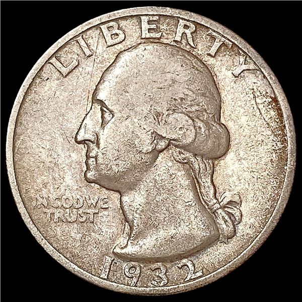 1932-S Washington Silver Quarter LIGHTLY CIRCULATED