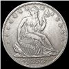 Image 1 : 1853 Arws & Rays Seated Liberty Half Dollar CLOSELY UNCIRCULATED