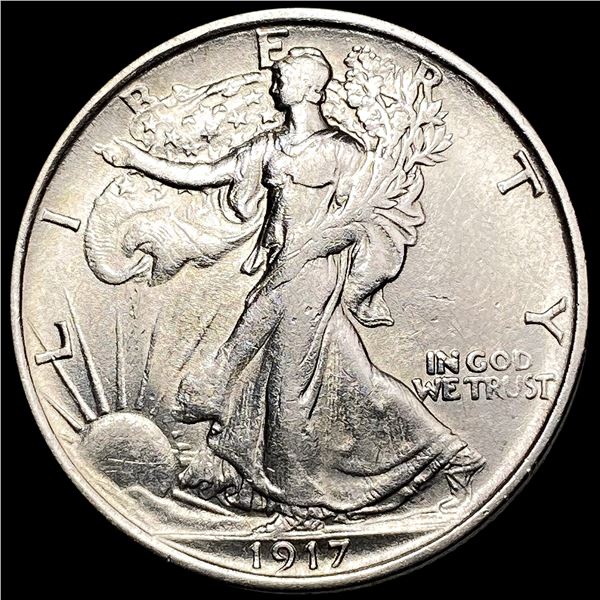 1917-S Walking Liberty Half Dollar CLOSELY UNCIRCULATED