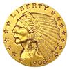 1908 $2.50 Gold Quarter Eagle NEARLY UNCIRCULATED