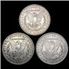 Image 2 : [3] 1887&1889 Morgan Silver Dollar CLOSELY UNCIRCULATED