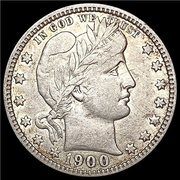 1900-O Barber Quarter NEARLY UNCIRCULATED