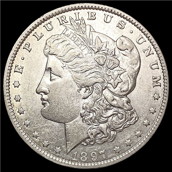 1897-O Morgan Silver Dollar CHOICE AU