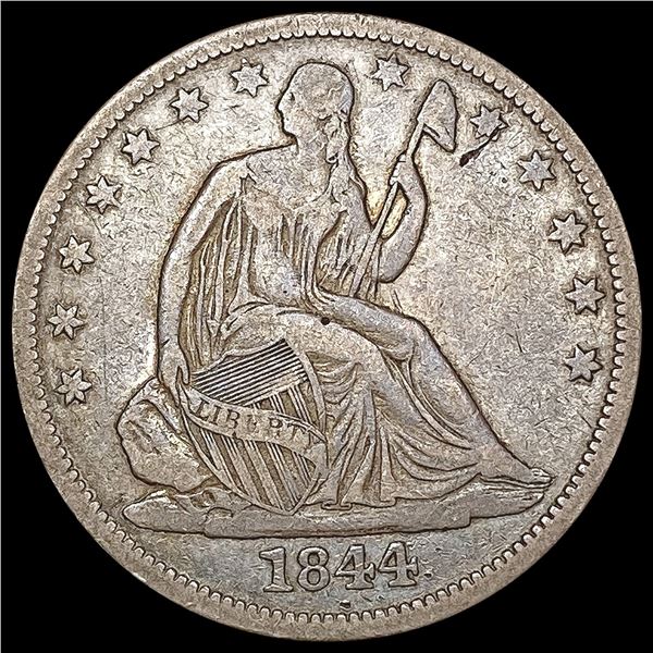 1844-O Seated Liberty Half Dollar LIGHTLY CIRCULATED