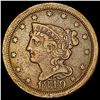 1847 Braided Hair Half Cent LIGHTLY CIRCULATED