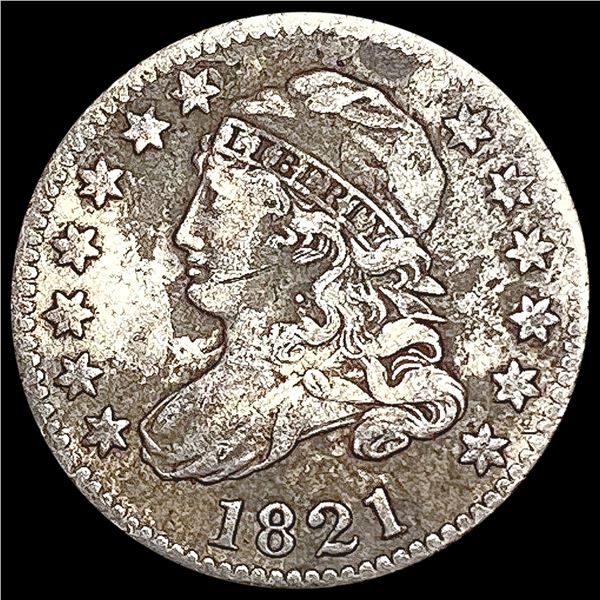 1821 Capped Bust Dime LIGHTLY CIRCULATED