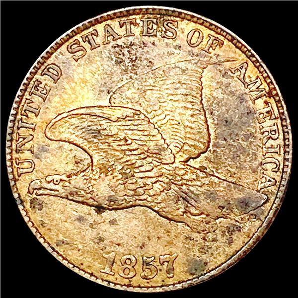 1857 Flying Eagle Cent CLOSELY UNCIRCULATED