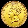 1874 Rare Gold Dollar CHOICE AU