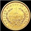Image 2 : 1852 Rare Gold Dollar CHOICE BU