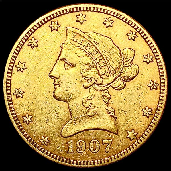 1907-S $10 Gold Eagle CLOSELY UNCIRCULATED