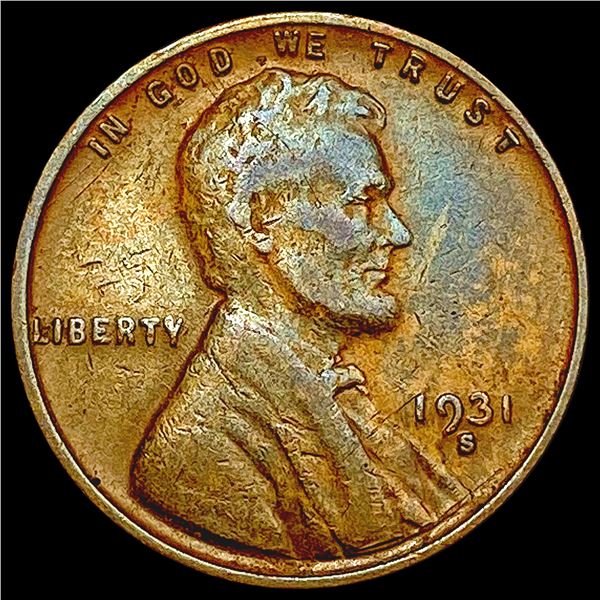 1931-S Wheat Cent LIGHTLY CIRCULATED
