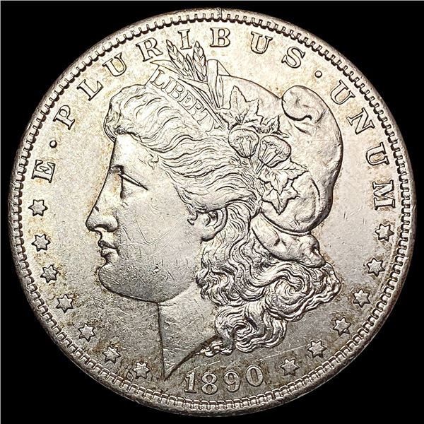 1890-S Morgan Silver Dollar CHOICE AU