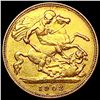 Image 2 : 1902 Great Britain Sovereign CLOSELY UNCIRCULATED