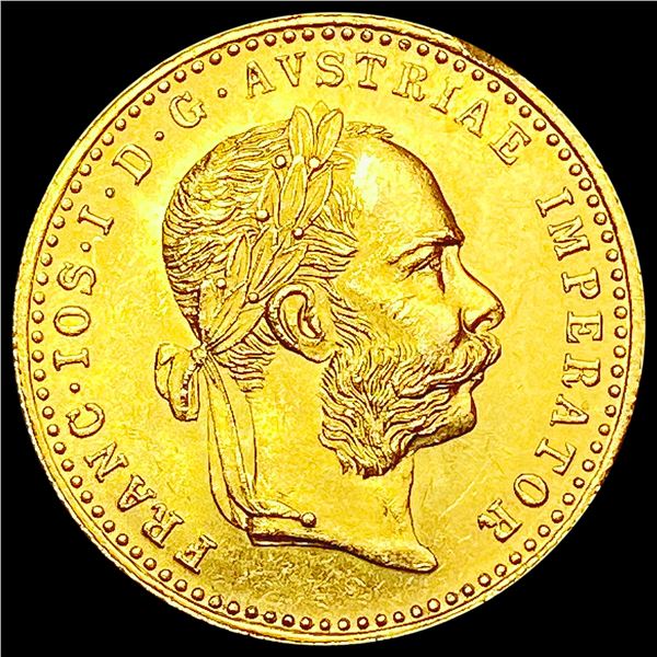 1915-A Austria 1 Ducat .1107AGW SUPERB GEM BU