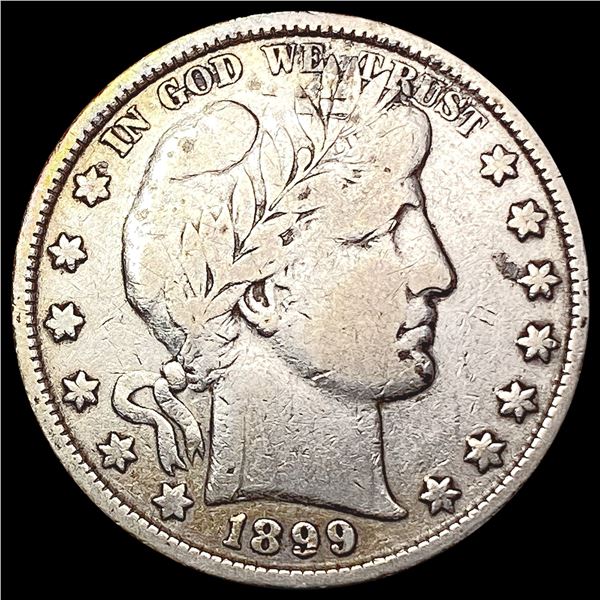 1899 Barber Half Dollar LIGHTLY CIRCULATED