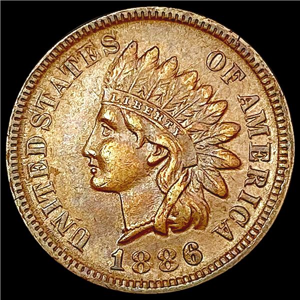 1886 Indian Head Cent CHOICE AU