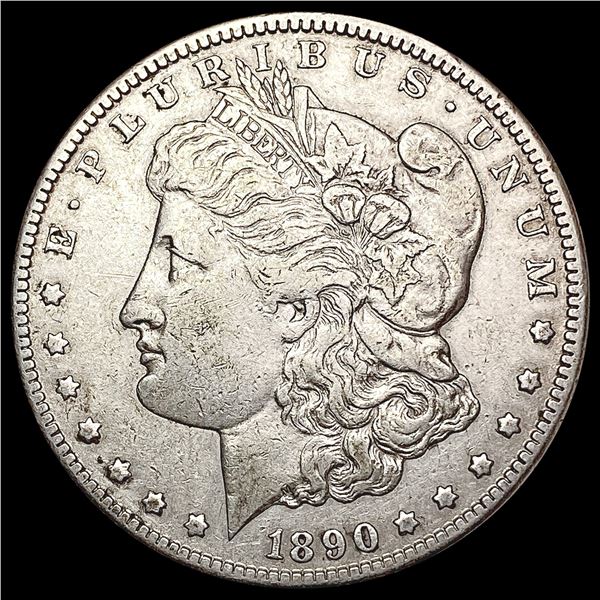 1890-CC Morgan Silver Dollar NEARLY UNCIRCULATED