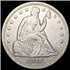 1849 Seated Liberty Dollar CLOSELY UNCIRCULATED