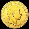 1901 1901 German 10 Mark Gold .1152AGW CHOICE AU