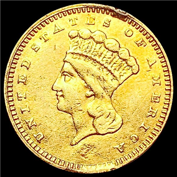 1862 Type 3 Dollar HIGH GRADE