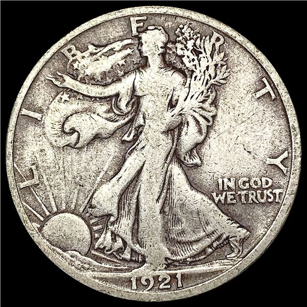 1921-D Walking Liberty Half Dollar NICELY CIRCULATED