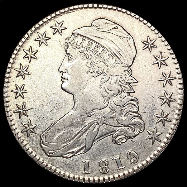 1819 Capped Bust Half Dollar CLOSELY UNCIRCULATED
