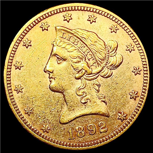 1892 $10 Gold Eagle UNCIRCULATED