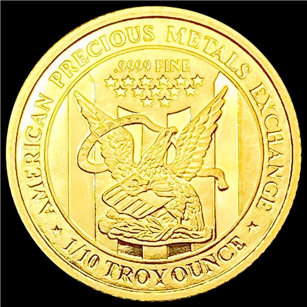 APMEX Gold 1/10oz Round GEM BU