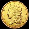 1834 $5 Gold Half Eagle NEARLY UNCIRCULATED