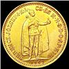 1907 Hungary 10 Korona Gold .098oz AGW CLOSELY UNCIRCULATED