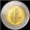 Image 2 : 2016-W Mercury Dime 1/10th oz Gold SUPERB GEM BU