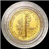 Image 2 : 2016-W Mercury Dime 1/10th oz Gold SUPERB GEM BU