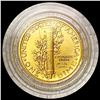 Image 2 : 2016-W Mercury Dime 1/10th oz Gold SUPERB GEM BU