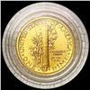 Image 2 : 2016-W Mercury Dime 1/10th oz Gold SUPERB GEM BU